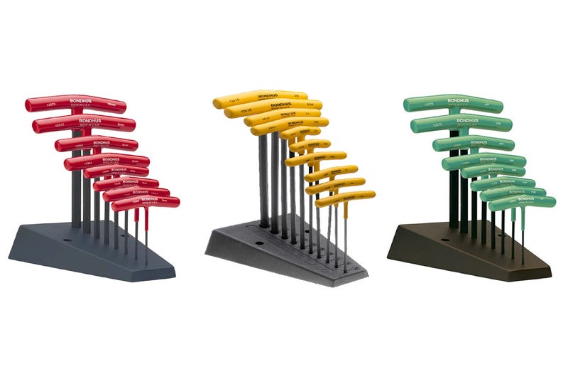 Bondhus Metric and Inch Ball Driver Hex and Star 26 Piece T-Handle Sets with Stand - Bondhus 13189, Bondhus 13190, Bondhus 33034 - Image 1